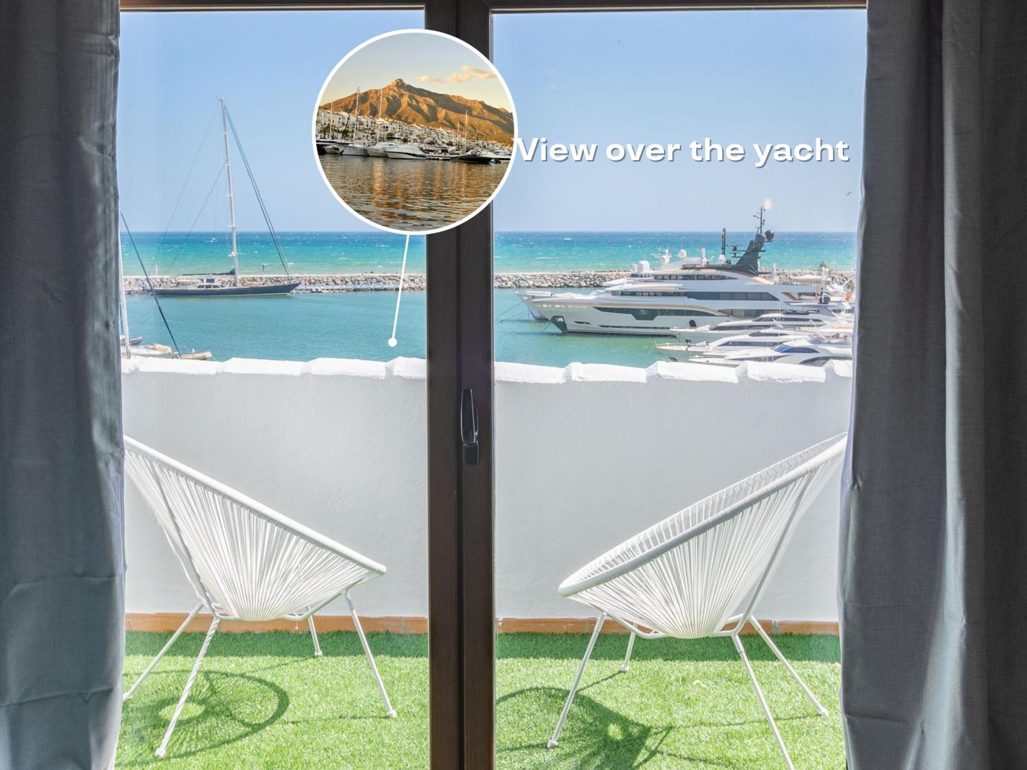 Appartement Vacation Marbella I Stylish 5Bdr Penthouse, Sea And Marina View Extérieur photo