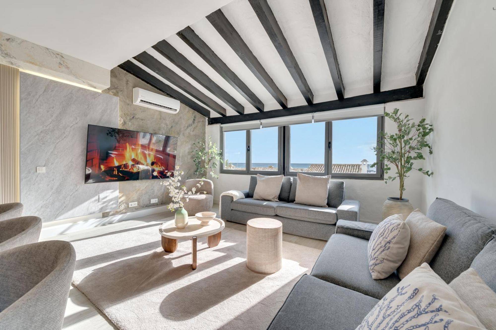 Appartement Vacation Marbella I Stylish 5Bdr Penthouse, Sea And Marina View Extérieur photo