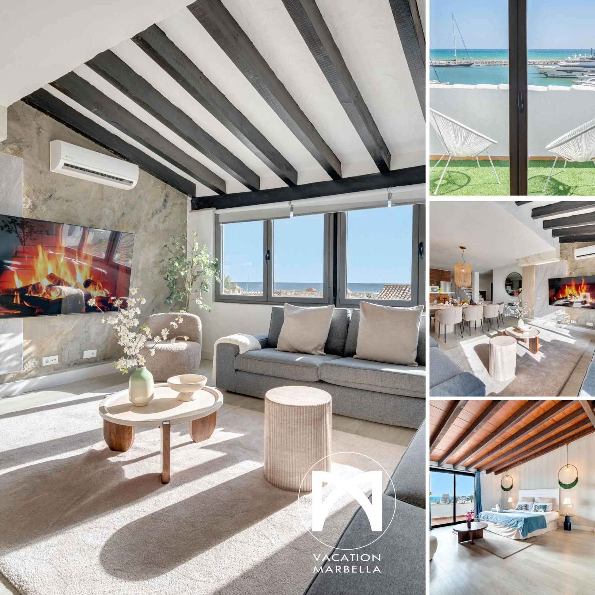 Appartement Vacation Marbella I Stylish 5Bdr Penthouse, Sea And Marina View Extérieur photo