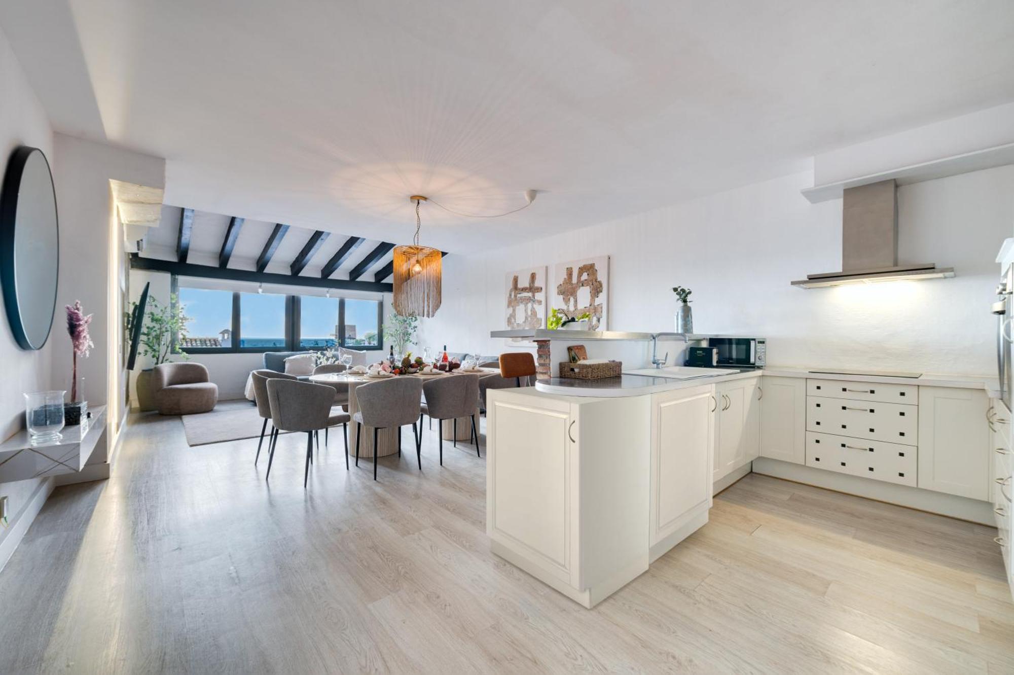 Appartement Vacation Marbella I Stylish 5Bdr Penthouse, Sea And Marina View Extérieur photo